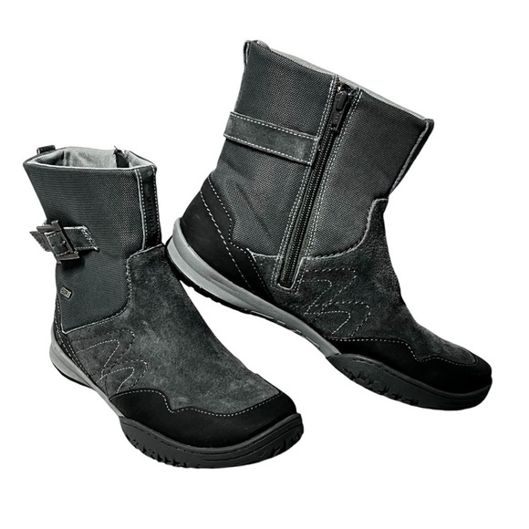 MERRELL Albany Sky Waterproof Boots Charcoal Grey Women's Size 9.5 - Picture 3 of 16